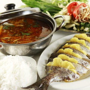 Lẩu măng chua cá chim