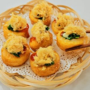 Đậu hũ trứng chà bông
