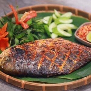 Cá bống mú nướng muối ớt